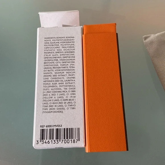 NIB Auth HERMÈS Rouge Hermès, Matte lipstick ROUGE ORANGE 53 Made in ITALY - Picture 11 of 12